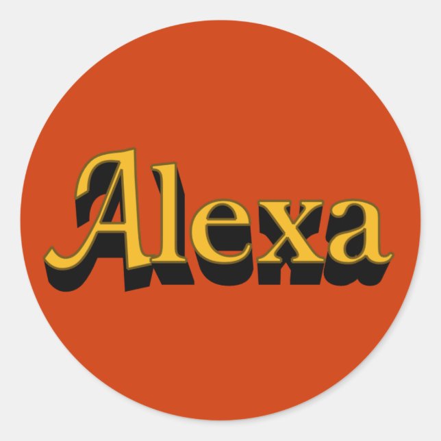 Alexa Stickers (Front)