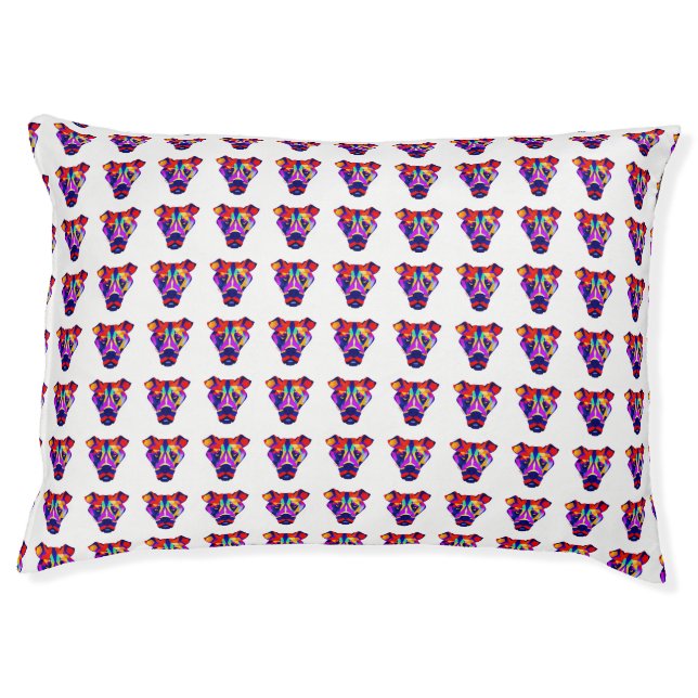 Alexander Dog white large indoor pet bed (Front)