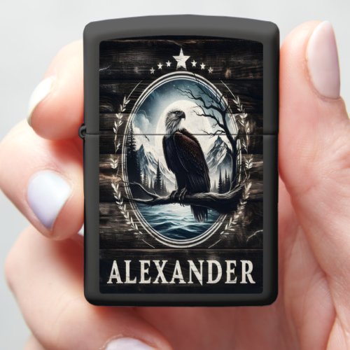 Alexander Eagles Moonlit Watch Zippo Lighter