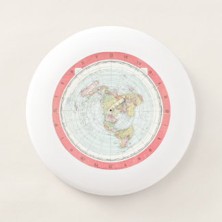 ALEXANDER GLEASON NEW WORLD MAP FRISBEE