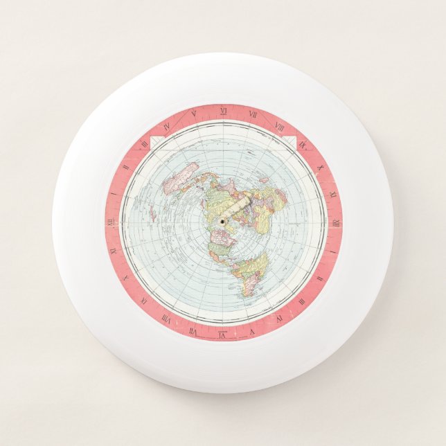 ALEXANDER GLEASON NEW WORLD MAP FRISBEE (Front)