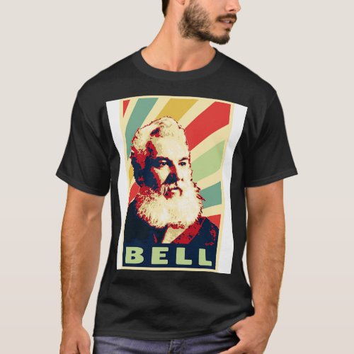 Alexander Graham Bell Vintage Colors T_Shirt