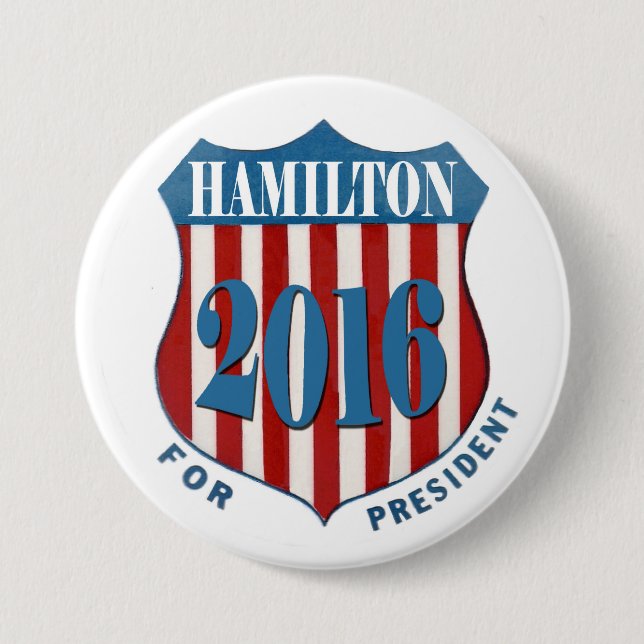 Alexander Hamilton 2016 Pinback Button (Front)