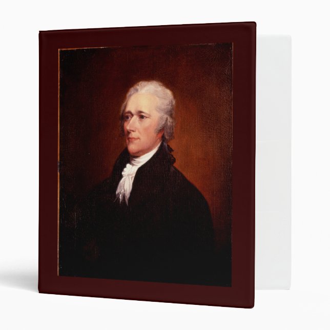 Alexander Hamilton 3 Ring Binder (Front/Inside)