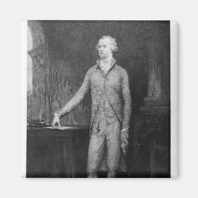 Alexander Hamilton, after the painting of 1792 Magnet (Front)