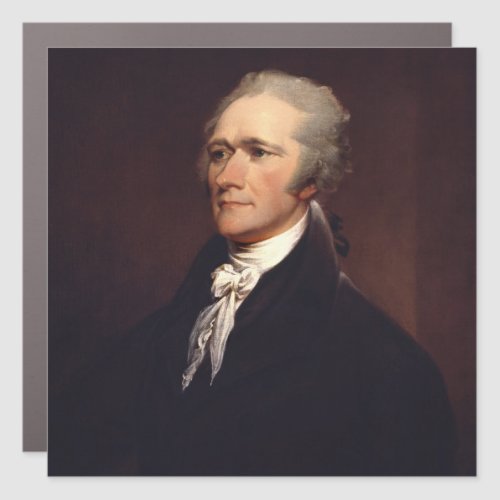 Alexander Hamilton American Founding Father Car Magnet