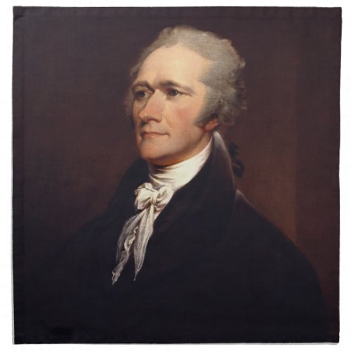 Alexander Hamilton American Founding Father Cloth Napkin