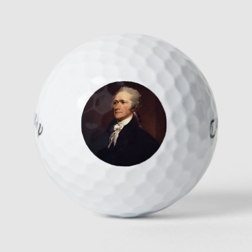 Alexander Hamilton American Founding Father Golf Balls