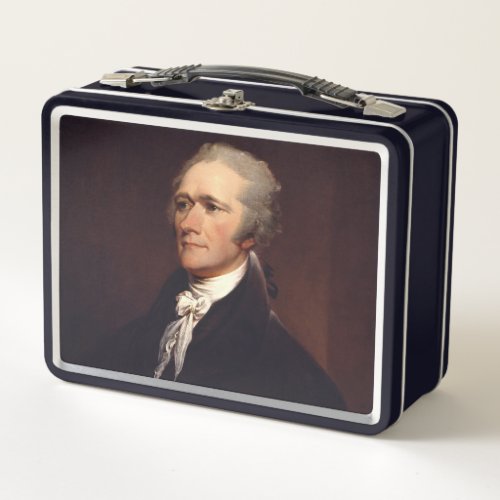 Alexander Hamilton American Founding Father Metal Lunch Box