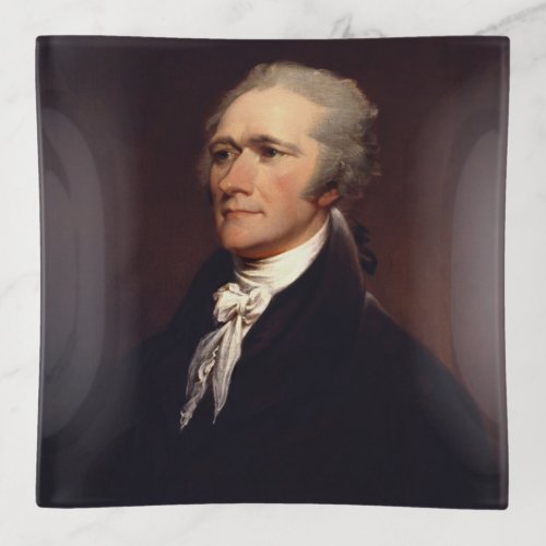 Alexander Hamilton American Founding Father Trinket Tray