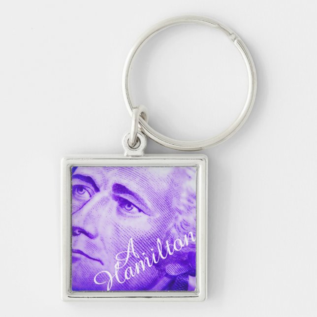 Alexander Hamilton Art Keychain (Front)