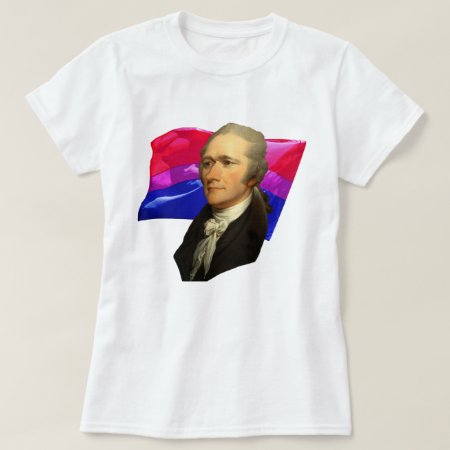 Alexander Hamilton   Bisexual Pride T-shirt