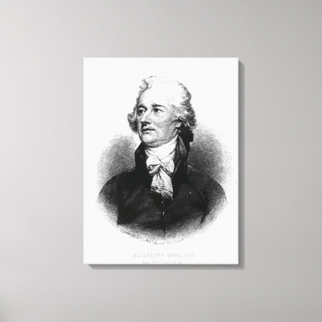 Alexander Hamilton Canvas Print (Front)