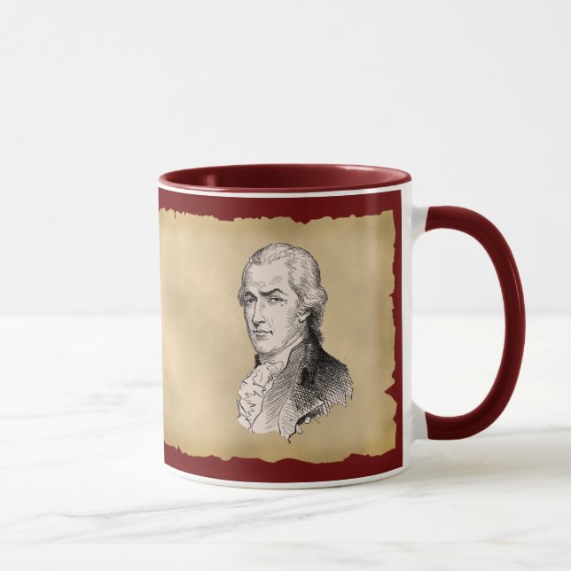 Alexander Hamilton Coffee Mug (Right)