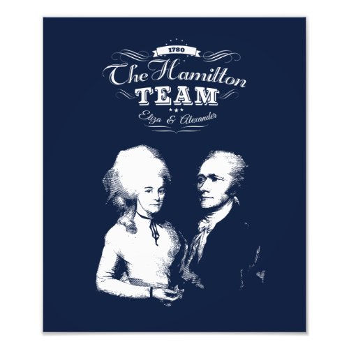 Alexander Hamilton Eliza History Gifts Portrait Photo Print