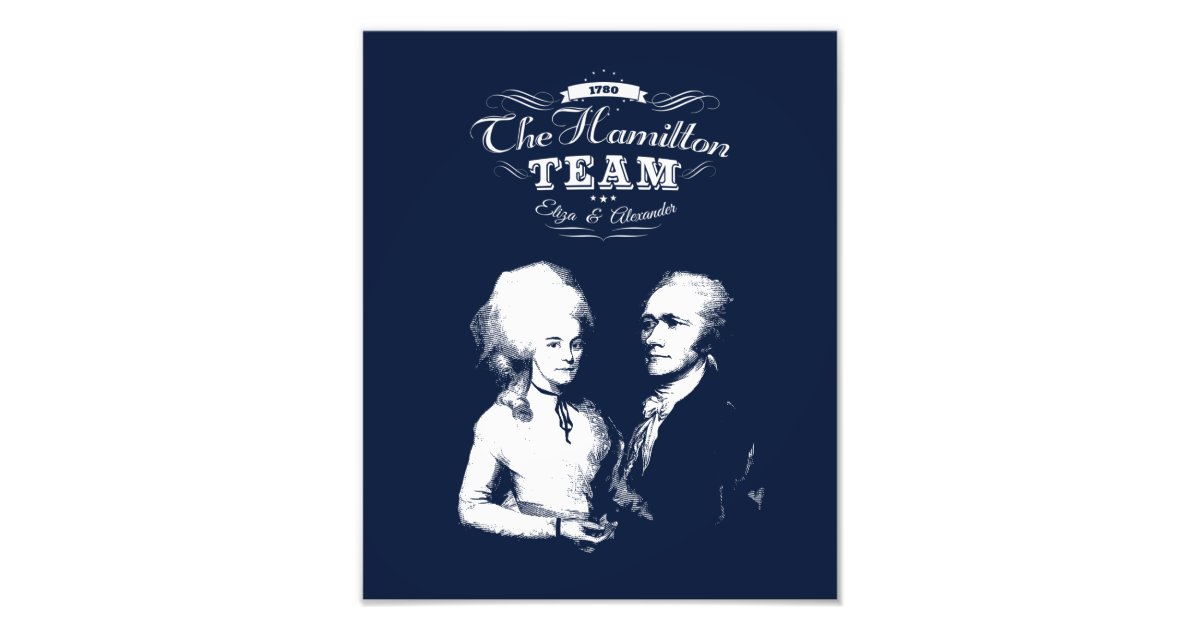 Alexander Hamilton And Eliza. History Gifts. Art Print for Sale by  STYLESYNDIKAT