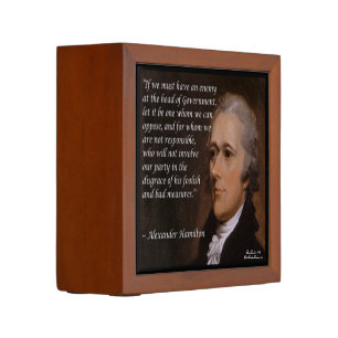 Alexander Hamilton "Enemy Leader" Desk Organizer
