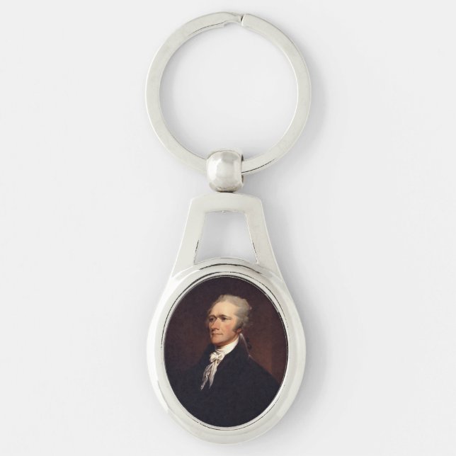 Alexander Hamilton Founder & Federalist Papers Keychain (Front)