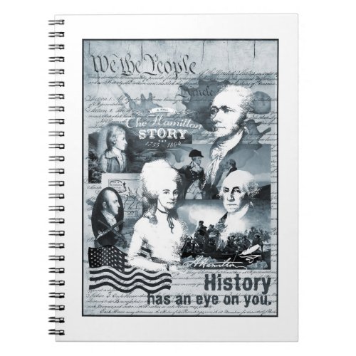 Alexander Hamilton George Washington History Gifts Notebook