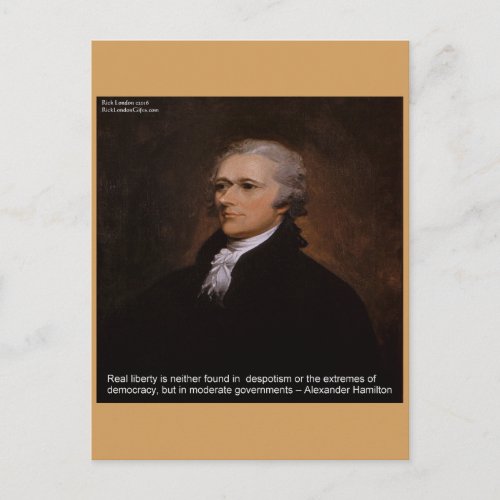 Alexander Hamilton Gifts Postcard