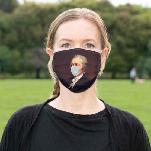 Alexander Hamilton Masked Adult Cloth Face Mask