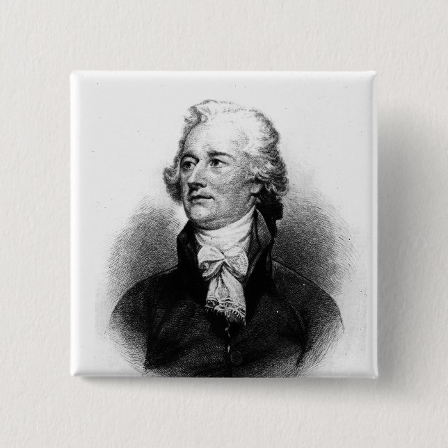 Alexander Hamilton Pinback Button (Front)