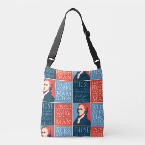 Alexander Hamilton Quotations Crossbody Bag