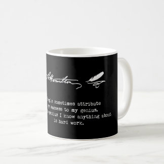 Alexander Hamilton Quote. Success, genius. Coffee Mug