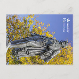 Alexander Hamilton Statue Postcard
