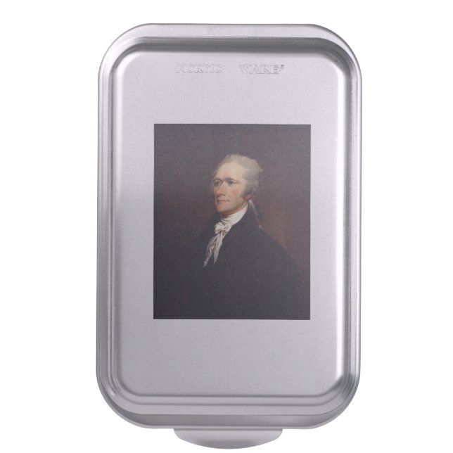 Alexander Hamilton: US Founding Father, Historical Cake Pan (Front Vertical)
