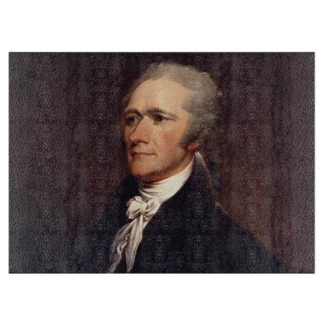 Alexander Hamilton: US Founding Father, Historical Cutting Board (Front)