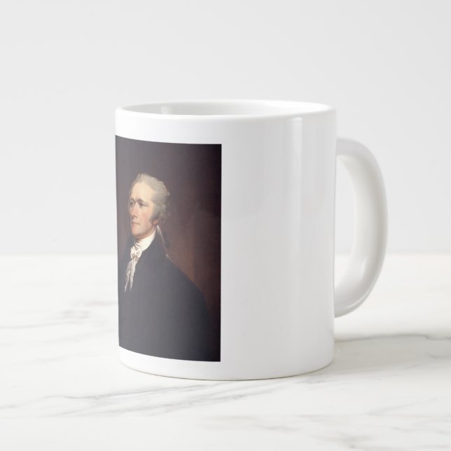 Alexander Hamilton: US Founding Father, Historical Giant Coffee Mug (Front Right)