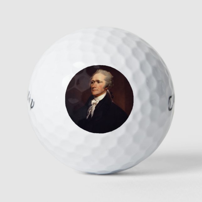 Alexander Hamilton: US Founding Father, Historical Golf Balls (Front)
