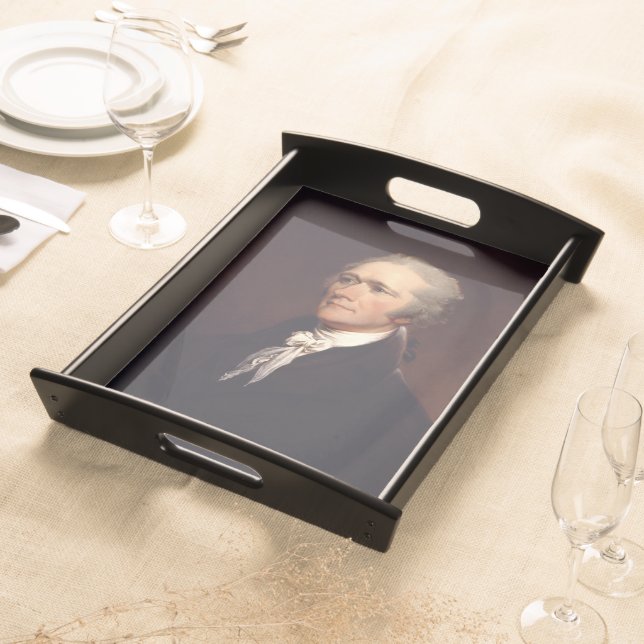 Alexander Hamilton: US Founding Father, Historical Serving Tray (Front)