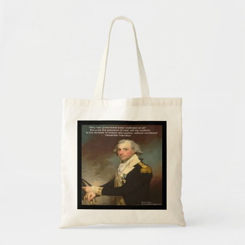 Alexander Hamilton  Why Government Budget Tote