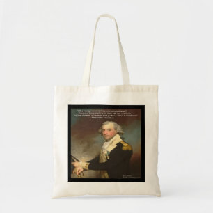 Alexander Hamilton & "Why Government" Budget Tote Bag