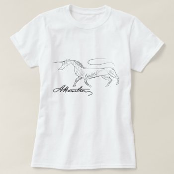 Alexander Hamilton's Unicorn T-shirt by LiveLoveLaurens at Zazzle