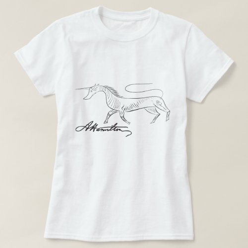 Alexander Hamiltons Unicorn T_Shirt