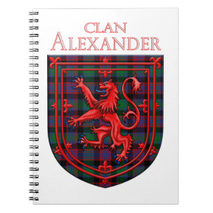 Alexander Hunting Tartan Scottish Plaid Notebook