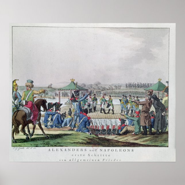 Alexander I  and Napoleon Poster (Front)