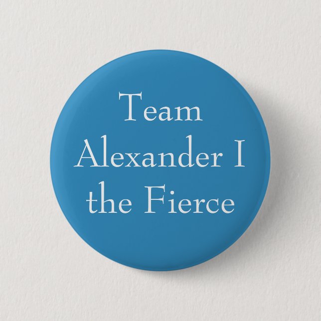 Alexander I, King of Scotland Button (Front)