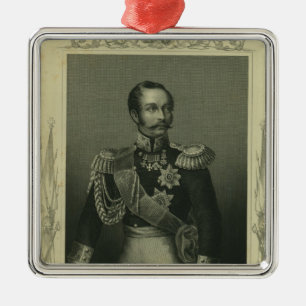 Alexander II of Russia Metal Ornament