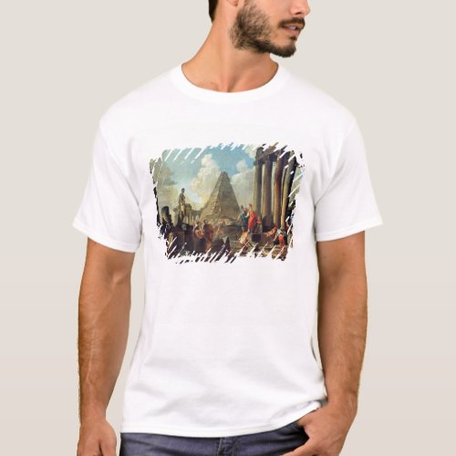 Alexander III  the Great before the Tomb T_Shirt