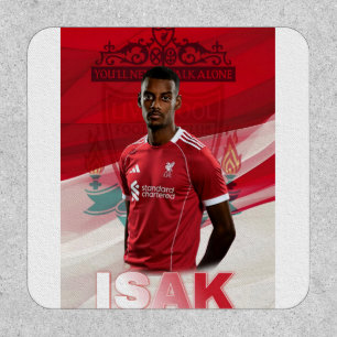 Alexander isak Liverpool football player Patch