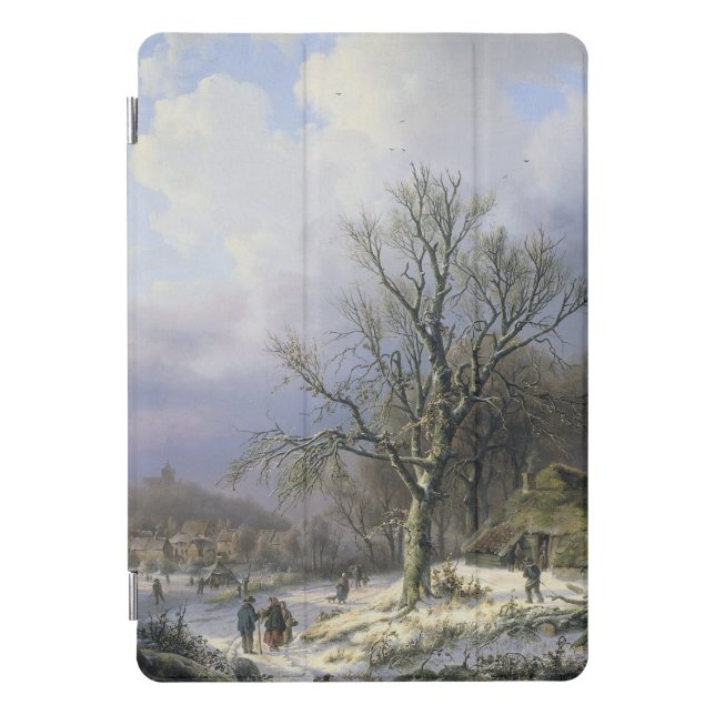 Alexander Joseph Daiwaille - Snow Landscape iPad Pro Cover (Front)