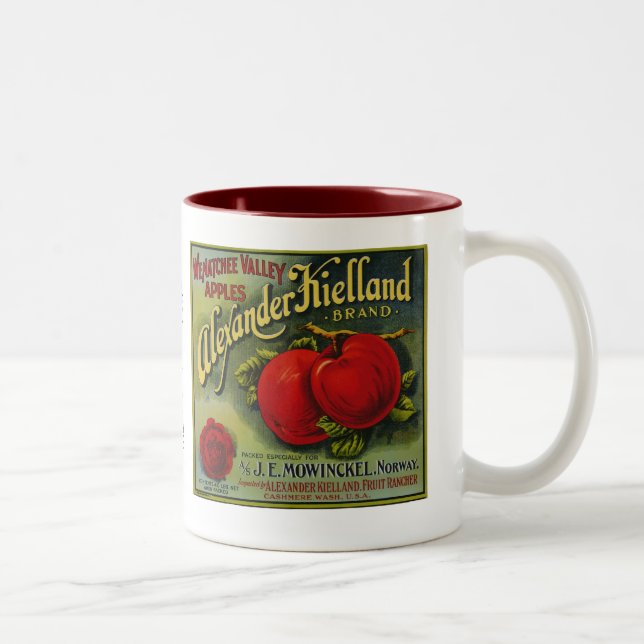 Alexander Keilland Apples Two-Tone Coffee Mug (Right)