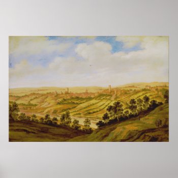 Alexander Keirincx - Richmond Castle  Yorkshire Poster by niceartpaintings at Zazzle