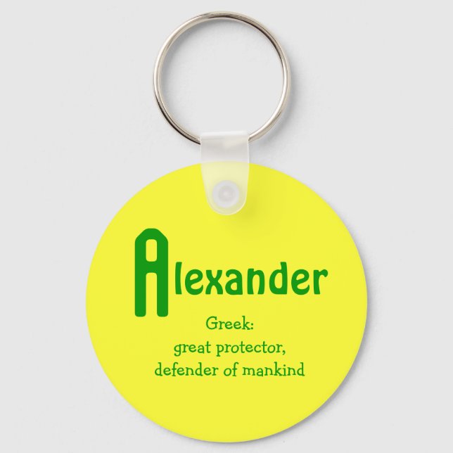 Alexander Keychain (Front)