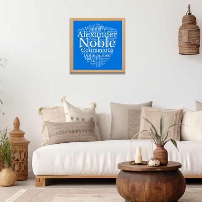 Alexander Name Cloud Customizable Poster (Creator Uploaded)