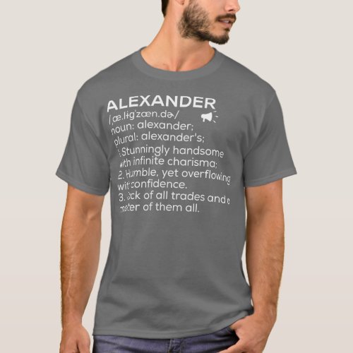 Alexander Name Definition Alexander Meaning Alexan T_Shirt